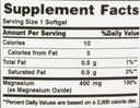 Magnesio 400 mg 75 Cápsulas Blandas Nature's Bounty