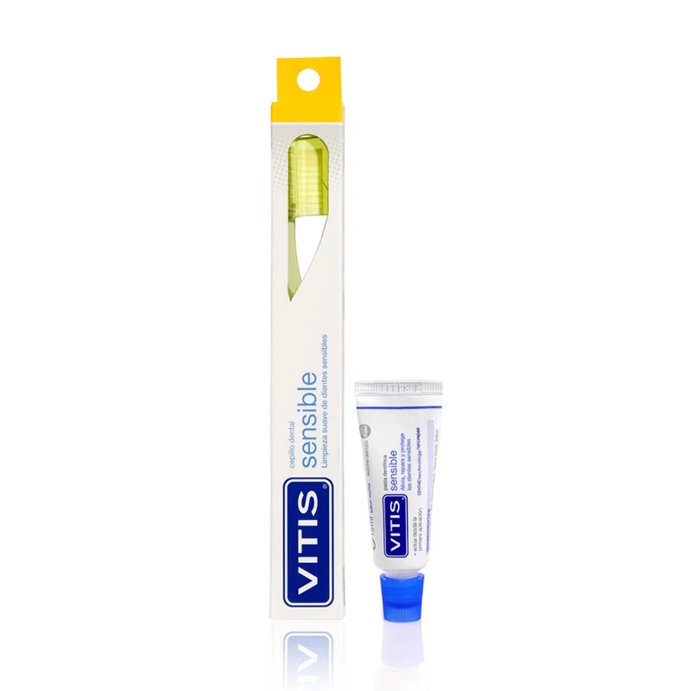 Vitis Cepillo Dental Sensible + Pasta 15 mL Dentaid