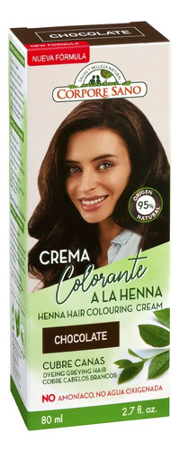 Corpore Sano Tintura Chocolate en Crema Henna 80 mL