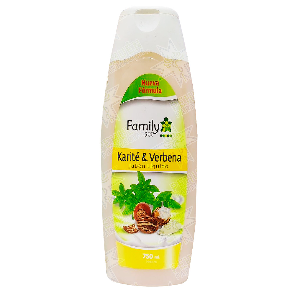 Family Set Karité & Verbena Jabón Líquido 750 mL 