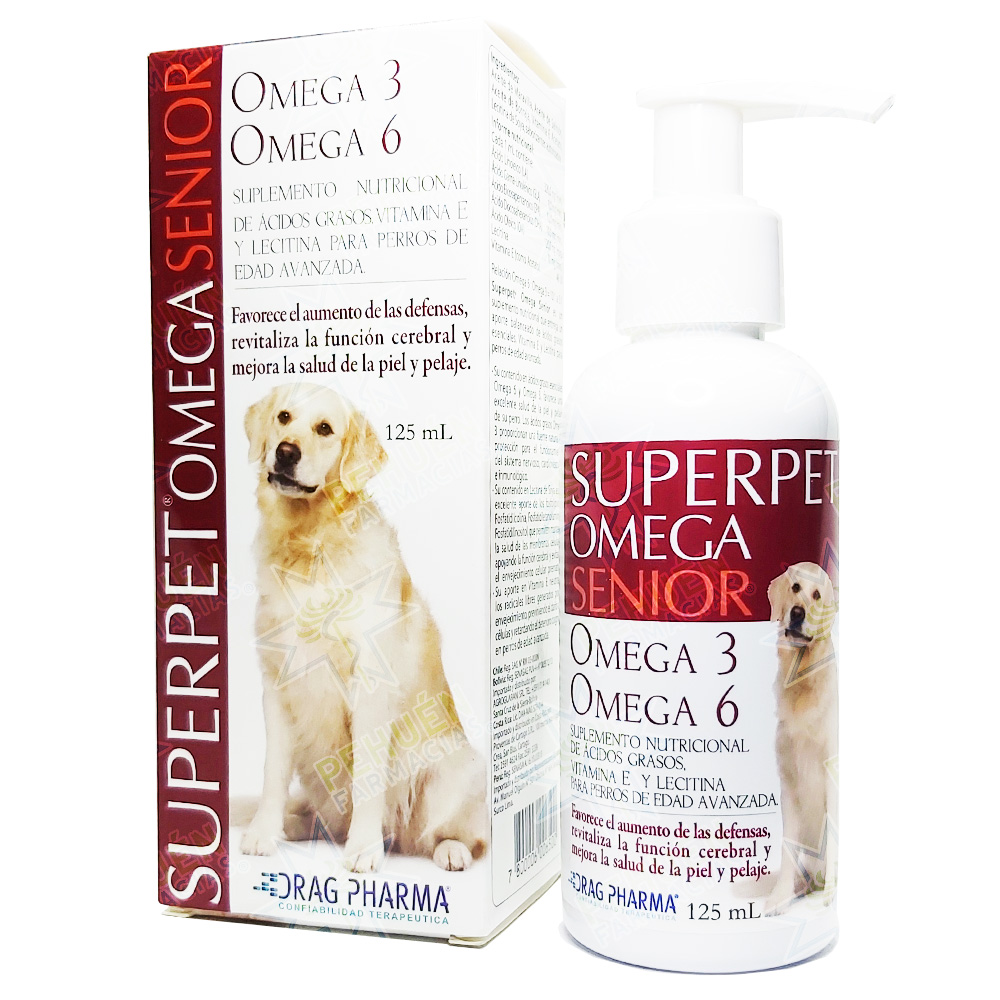 Superpet Omega Senior Perros Suspensión Oral 125 mL Drag Pharma