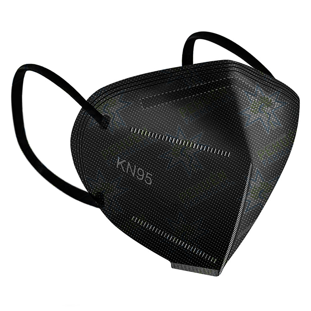 Mascarilla KN95 Negra Caja 10 Unidades