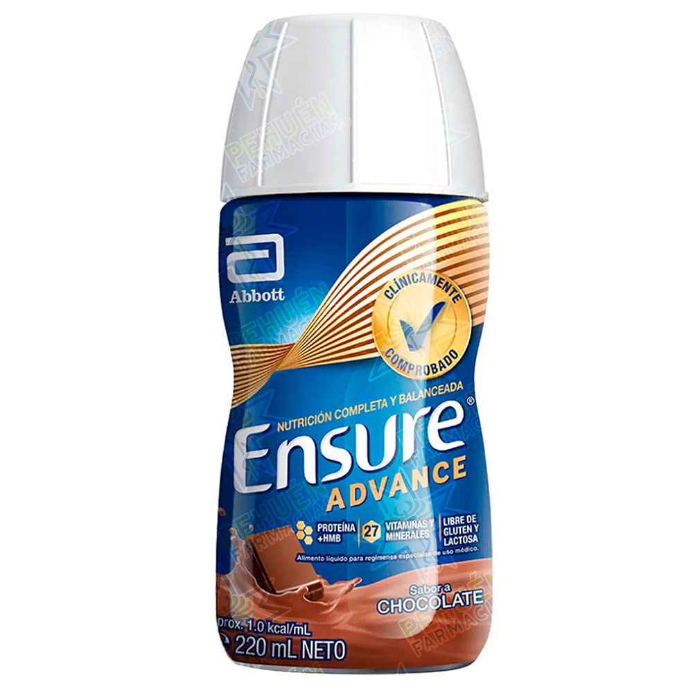 Ensure Advance Chocolate Alimento Líquido 220 mL Abbott