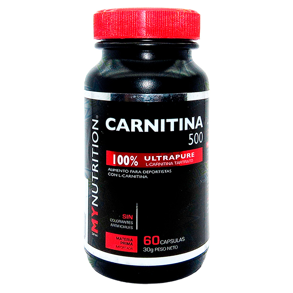 L-Carnitina 500 mg 60 Cápsulas MyNutrition