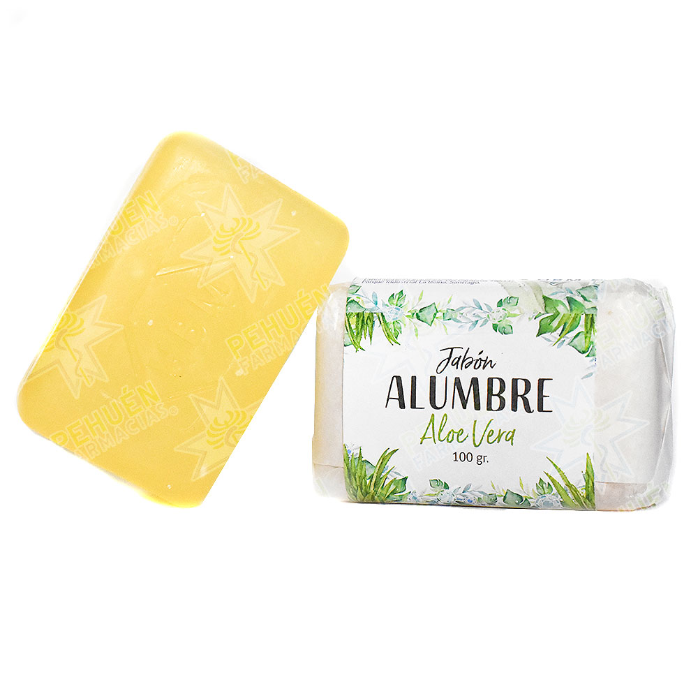 HBM Jabón en Barra Alumbre - Aloe Vera 100 g