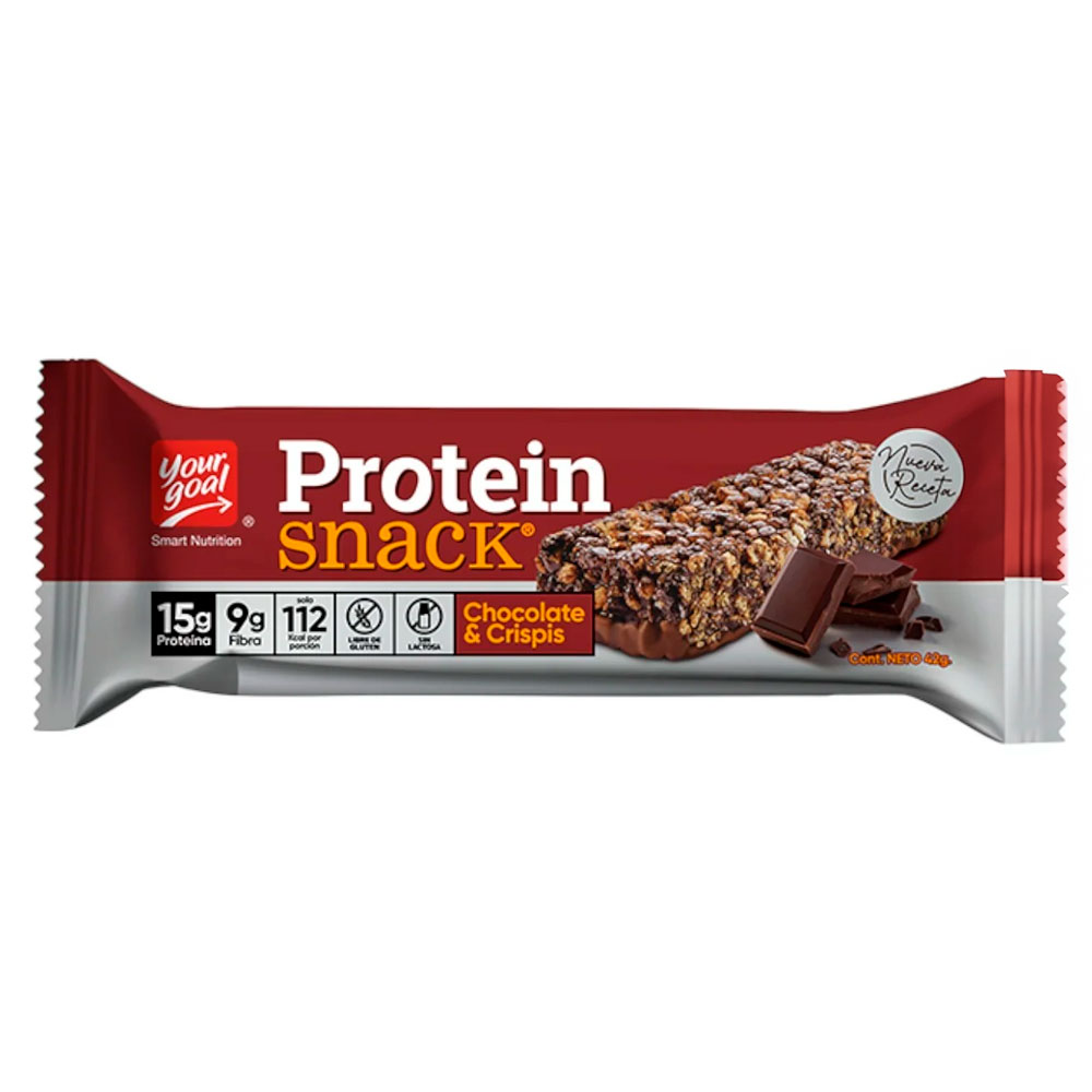 Protein Snack Barra de Proteína Chocolate & Crispis 42 g Your Goal
