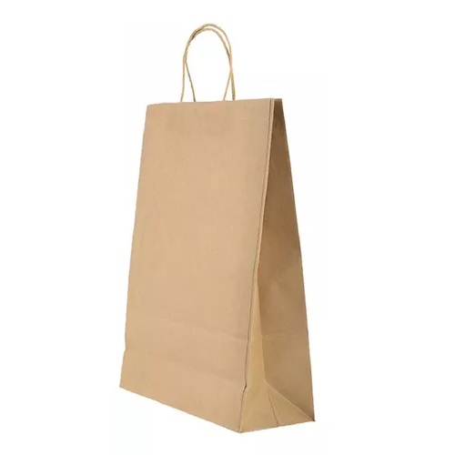 Bolsa Ecológica Grande Papel Kraft con Asas