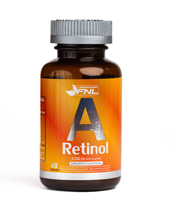Vitamina A Retinol 60 Cápsulas FNL