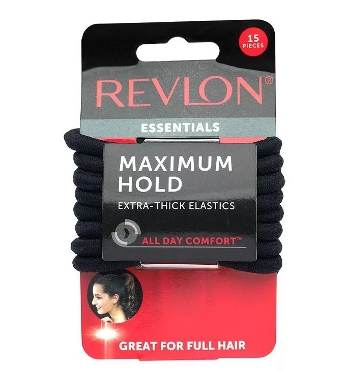 Revlon 15 Collets Extra Gruesos Máxima Fijación