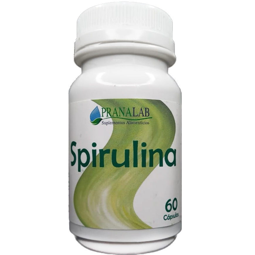 Spirulina 300 mg 60 Cápsulas Pranalab