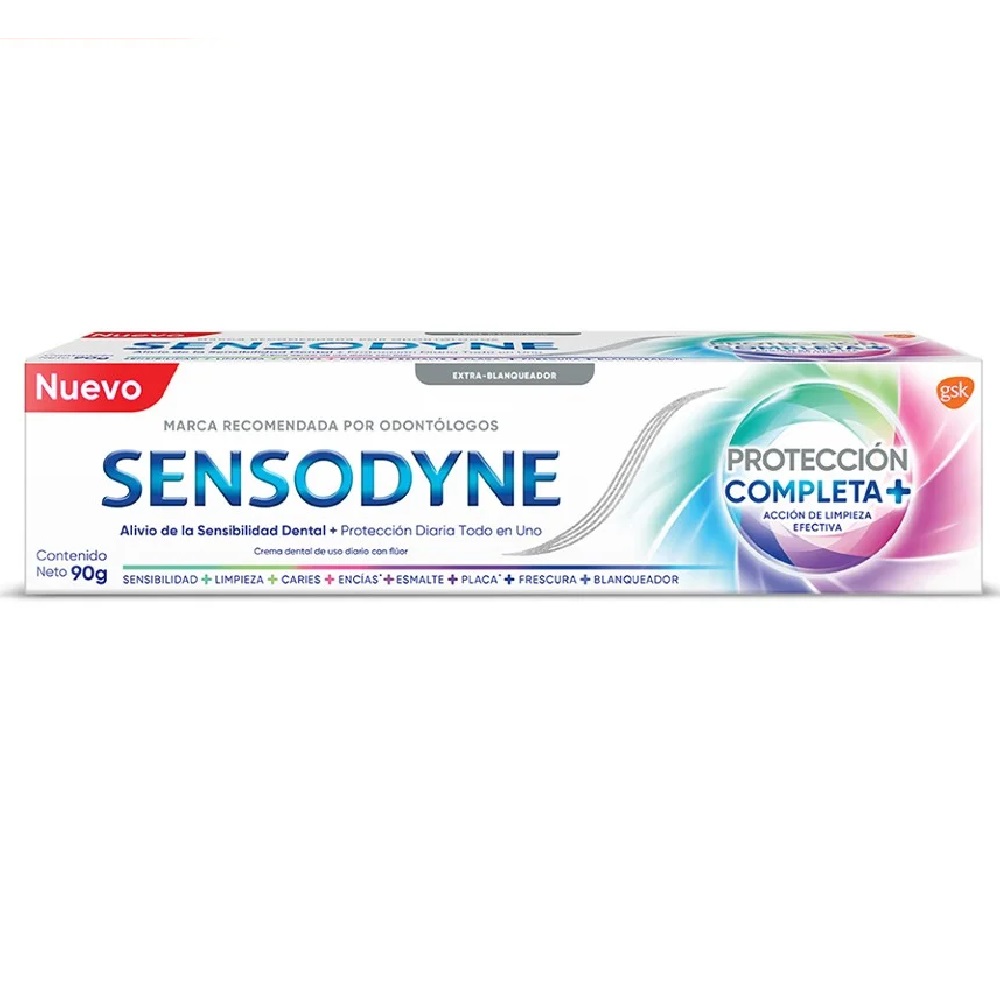 Sensodyne Protección Completa Extra-Blanqueador Pasta de Dientes 90 g GSK
