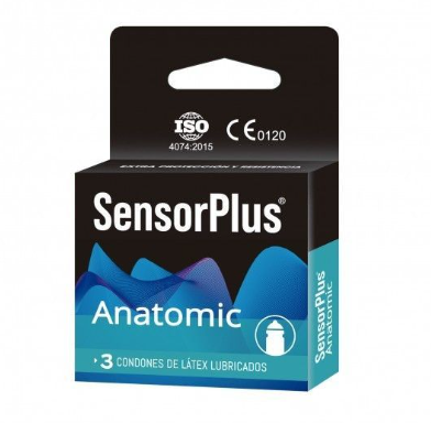 Sensor Plus Anatomic 3 Preservativos