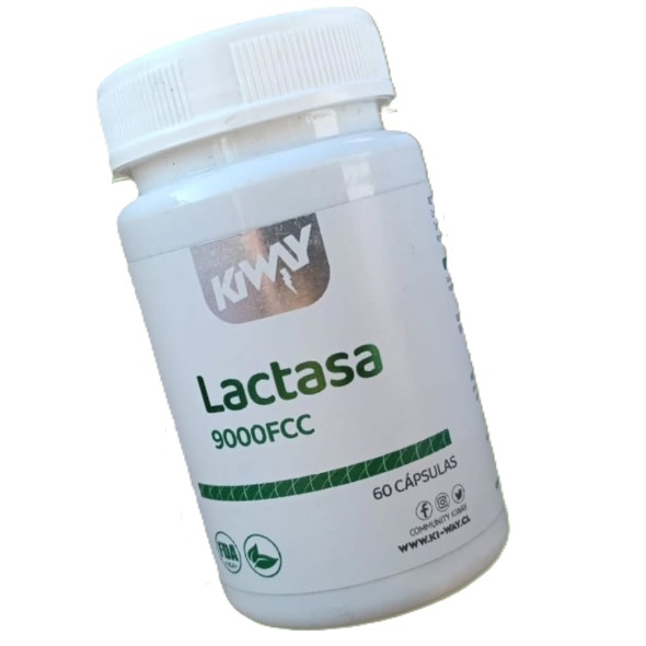 Lactasa 9000 FCC 60 Cápsulas Ki-Way