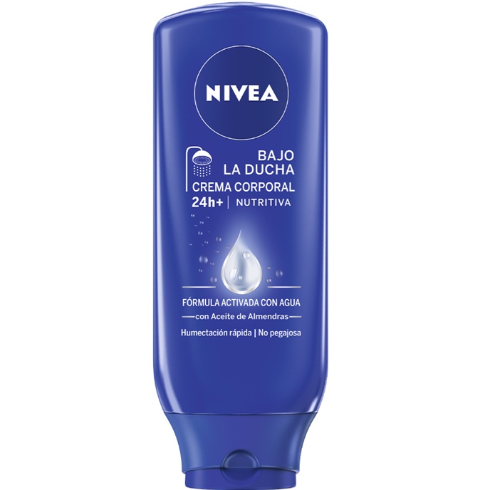 Nivea Bajo la Ducha Crema Corporal Nutritiva Piel Seca 250 mL Beiersdorf