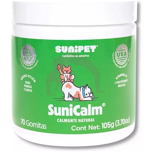 Sunicalm Perro/Gato 70 Gomitas Sunipet