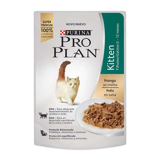 Purina Pro Plan Kitten Pollo en Salsa Pouch 85 g