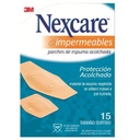 Nexcare Impermeables Parches Espuma Acolchada Surtidos 15 Unidades