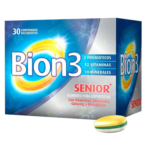 [4027269687540] Bion 3 Senior 30 Comprimidos Recubiertos Merck