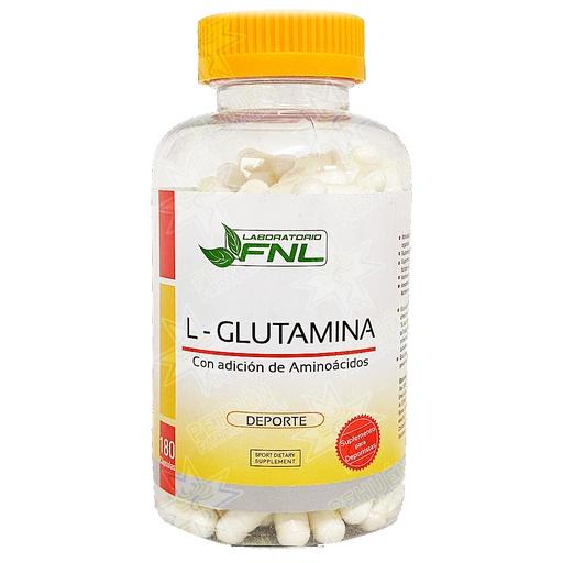 [9201858858190] L-Glutamina 180 Cápsulas FNL