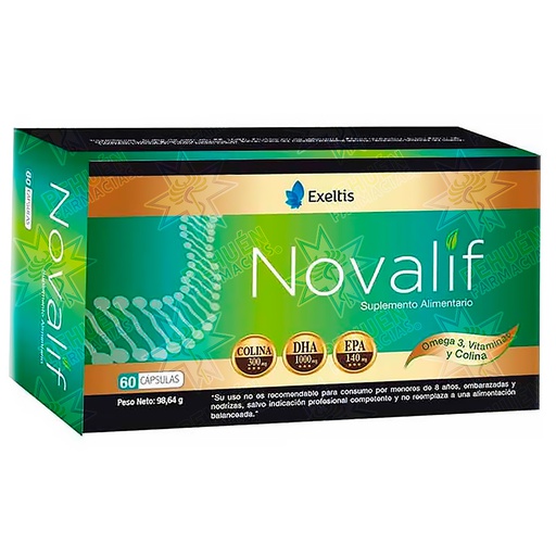 [7804656600460] Novalif 60 Cápsulas Exeltis