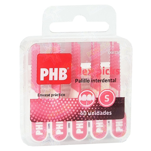 [8435520002814] PHB Flexipicks Palillos Interdentales Rectos 40 Unidades
