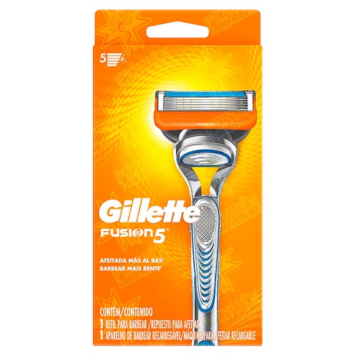 [7500435132008] Gillette Fusion5 1 Máquina de Afeitar Recargable P&G