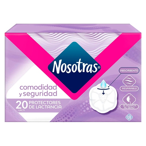 [7702026177140] Nosotras Absorbentes de Leche 20 Unidades Essity
