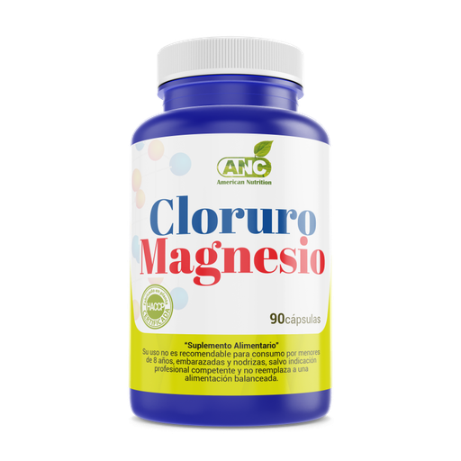 [7805357002126] Cloruro de Magnesio 90 Cápsulas ANC Ravepharma