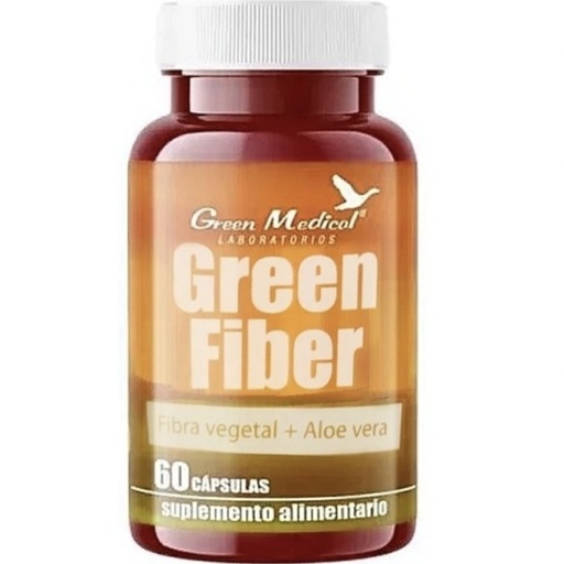 [658325195446] GreenFiber Fibra Vegetal + Aloe Vera 60 Cápsulas Green Medical