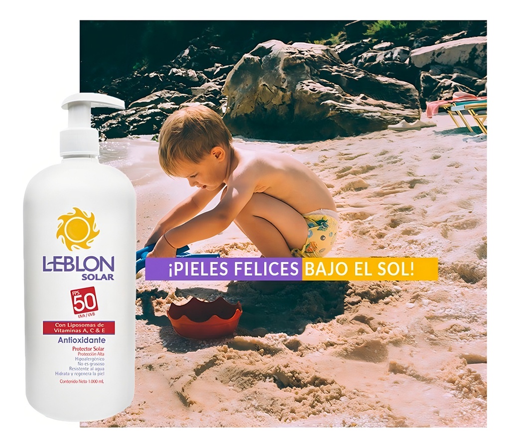Protector Bloqueador Solar Leblon Fps50 1 Kg Tamaño Familiar
