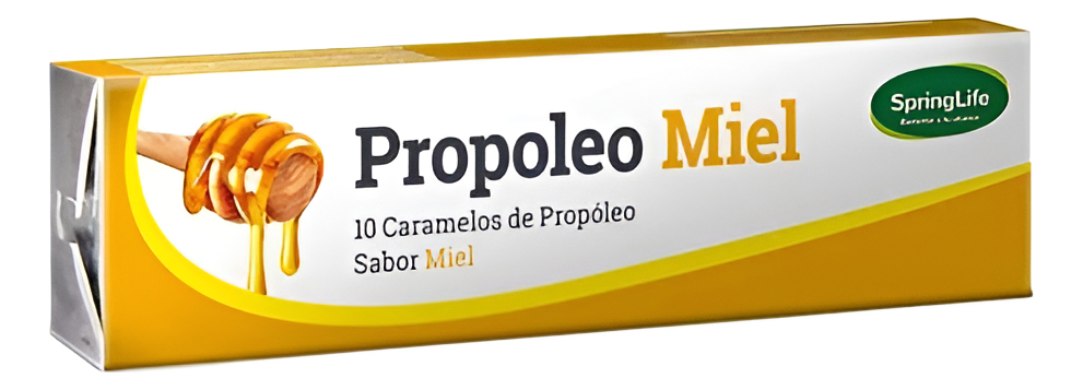 Caramelos De Propóleo Miel 10 Unidades Springlife