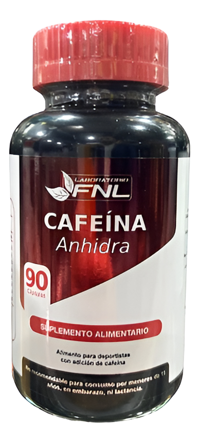 Cafeína Anhidra 100 Mg 90 Cápsulas Fnl
