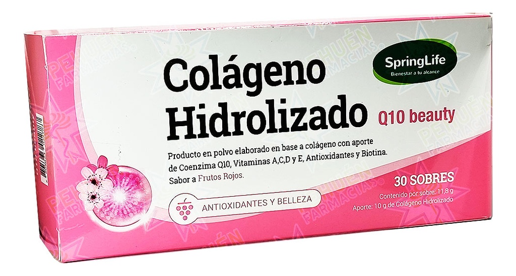 Colágeno Hidrolizado Q10 Beauty 30 Sobres Springlife