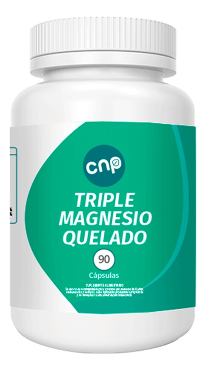 Triple Magnesio Quelado (Treonato + Taurato + Bisglicinato) 90 Cápsulas Cnp
