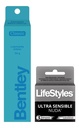 Pack Bentley Classic Gel Lubricante 50 g + 3 Preservativos Lifestyles