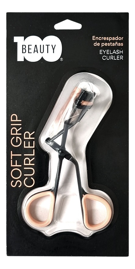 Encrespador de Pestañas Soft Grip + Repuestos Beauty 100