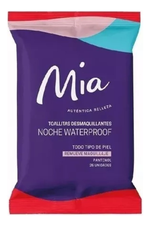 Mia Noche Waterproof 25 Toallitas Desmaquillantes Munnich