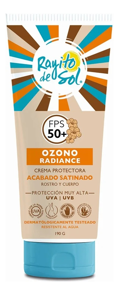 Rayito de Sol Ozono Radiance FPS 50+ Bloqueador Solar 190 g