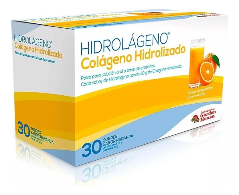 Hidrolágeno Naranja 30 Sobres Garden House