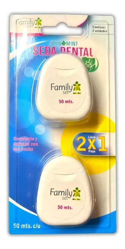 Seda Dental 50 m 2 Unidades Family Set