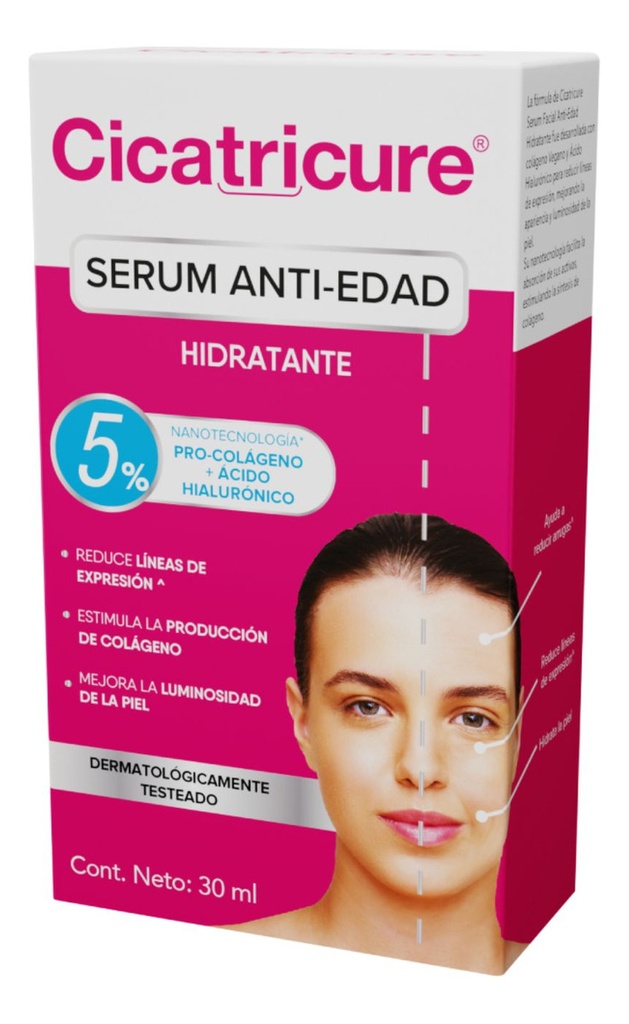 Cicatricure Sérum Anti-Edad Hidratante 30 mL Genomma Lab