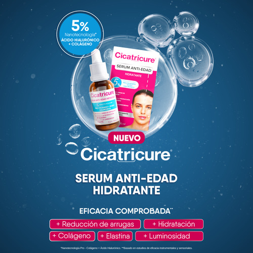 Cicatricure Sérum Anti-Edad Hidratante 30 mL Genomma Lab