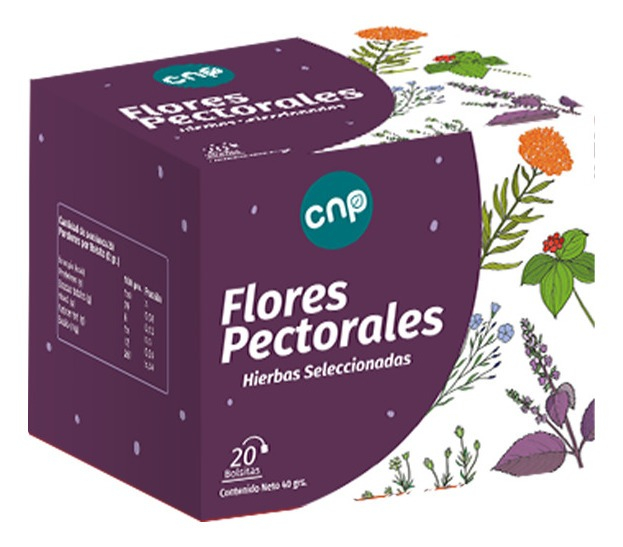 Té de Flores Pectorales 20 Bolsitas Cnp
