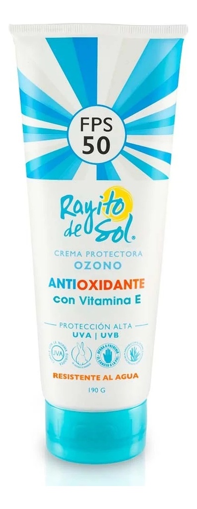 Rayito de Sol Ozono Antioxidante Fps 50+ Bloqueador 190 g
