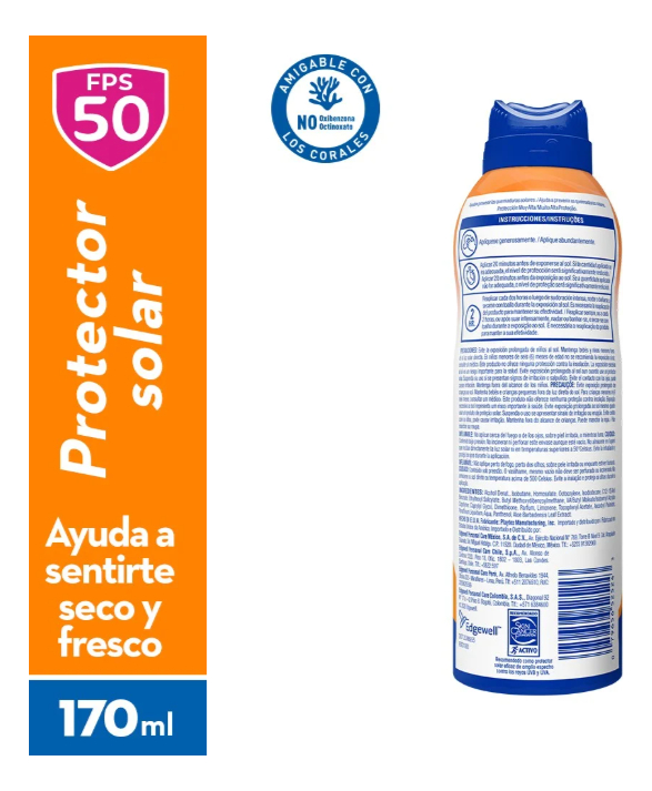 Banana Boat Dry Balance Sport FPS 50+ Bloqueador Spray 170 g