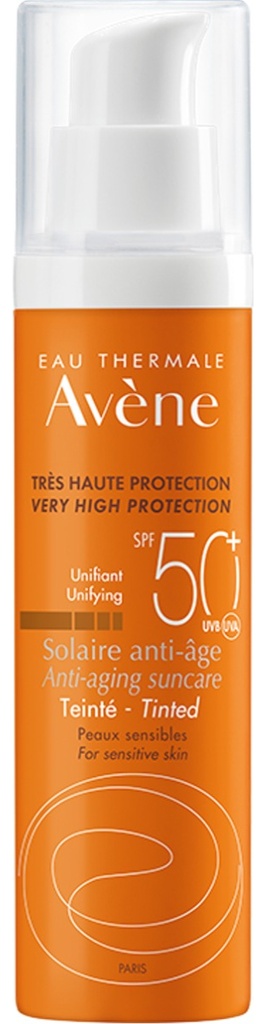 Avene Solar Anti Age FPS 50+ Bloqueador Antiarrugas con Color 50 mL Pierre Fabre