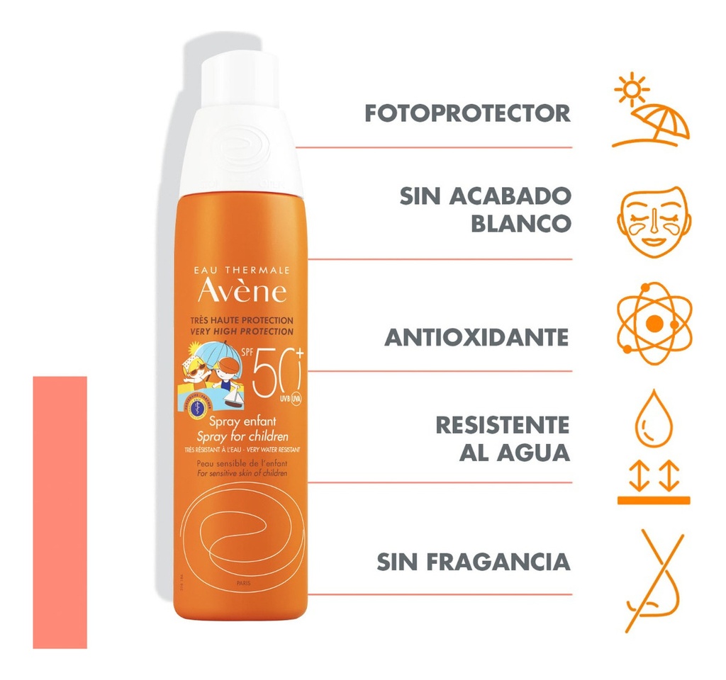 Avène Bloqueador Spray Infantil Fps 50+ 200 mL Pierre Fabre
