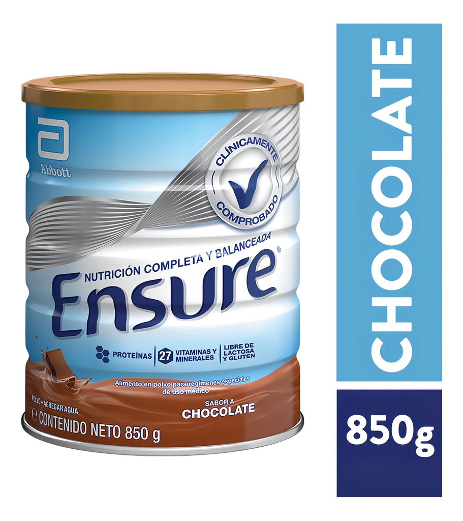 Ensure Chocolate Alimento en Polvo 850 g Abbott