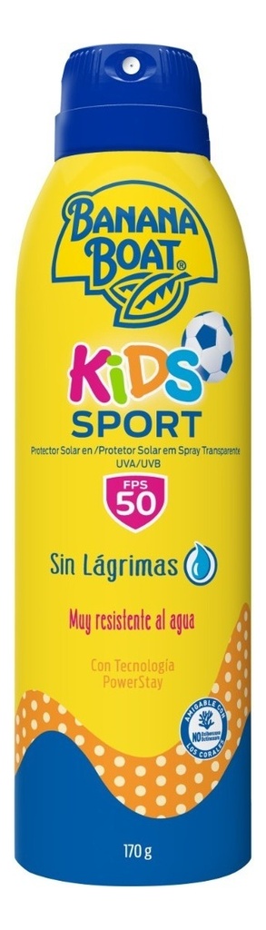 Banana Boat Kids Sport FPS 50 Bloqueador Spray 170 g