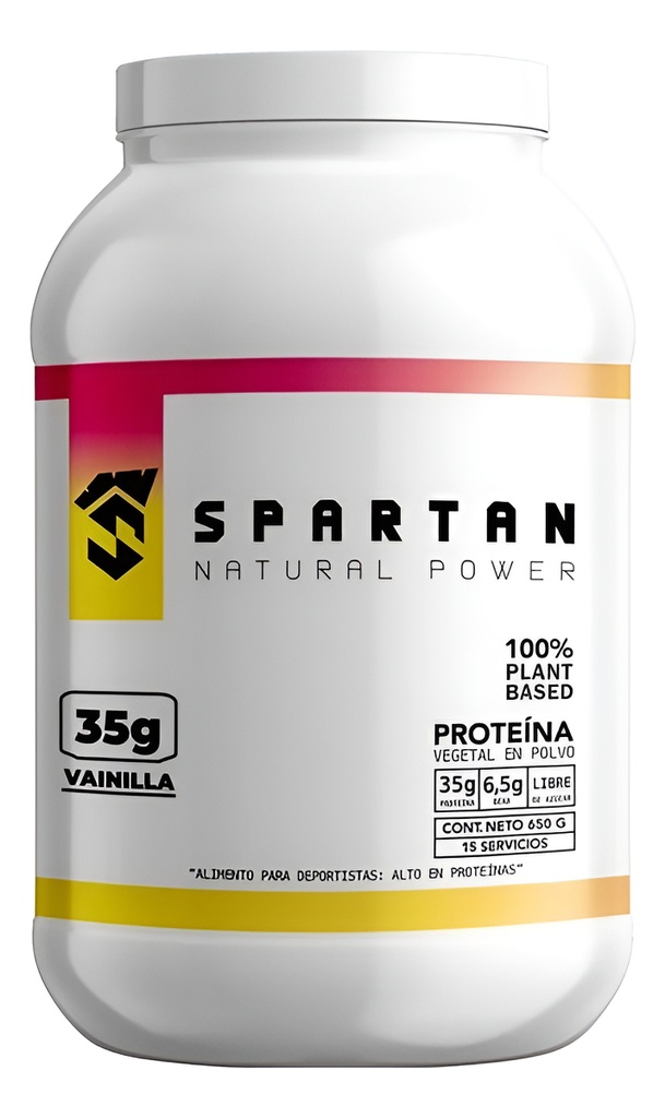 Proteina Vegetal Sabor Vainilla Polvo 650 g Spartan